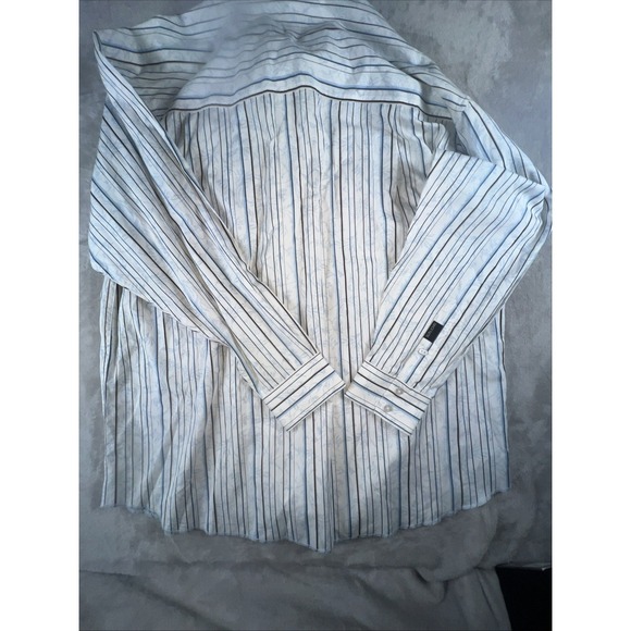 NWT $80 Sean John Stitched Floral LONG SLEEVE SHIRT 2XL XXL - Picture 11 of 12